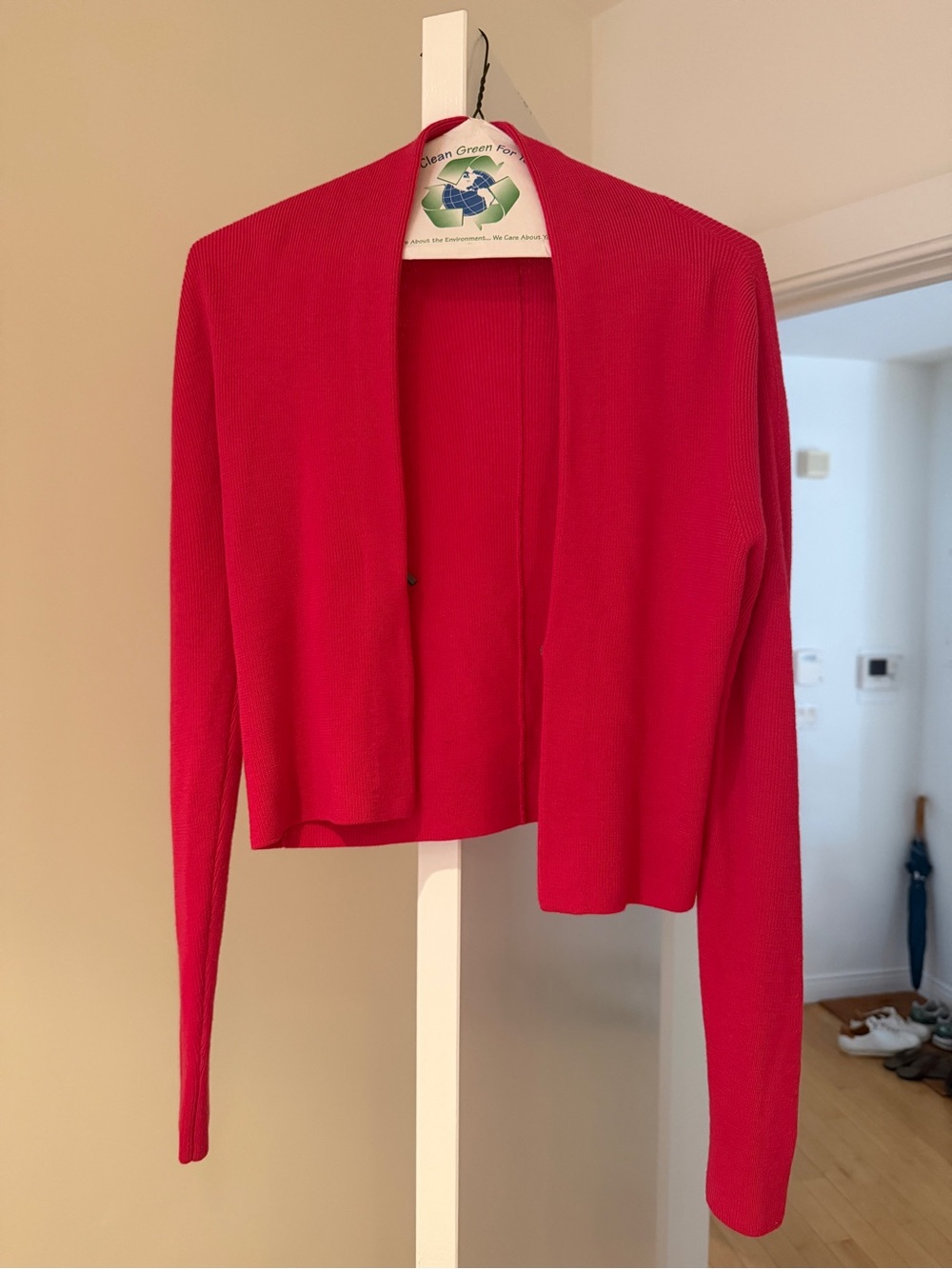Elie Tahari Hot Pink Knit Cardigan